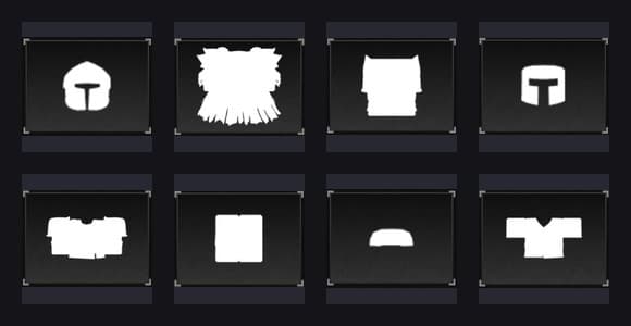 Epic armor pieces